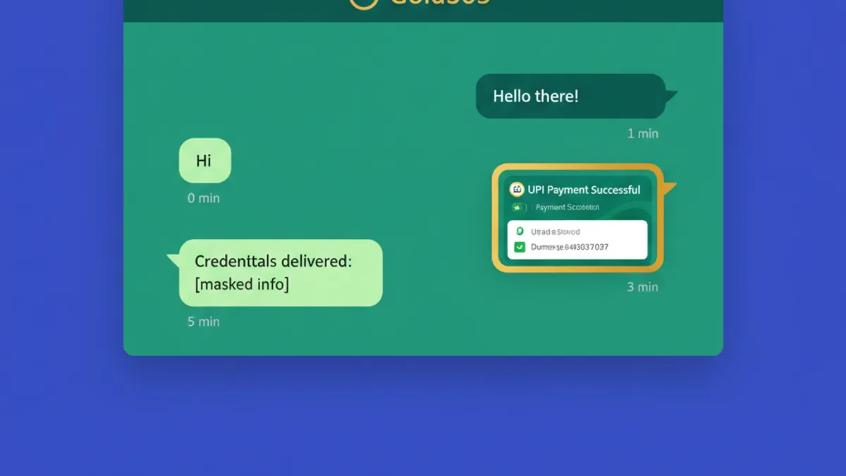 WhatsApp betting ID creation steps in India from Hi message to UPI deposit to login credentials